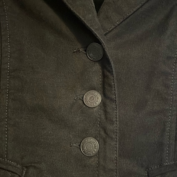 “Cimarron” tailored jacket/blazer size xs super soft denim Velvetine like fabric - Picture 8 of 10